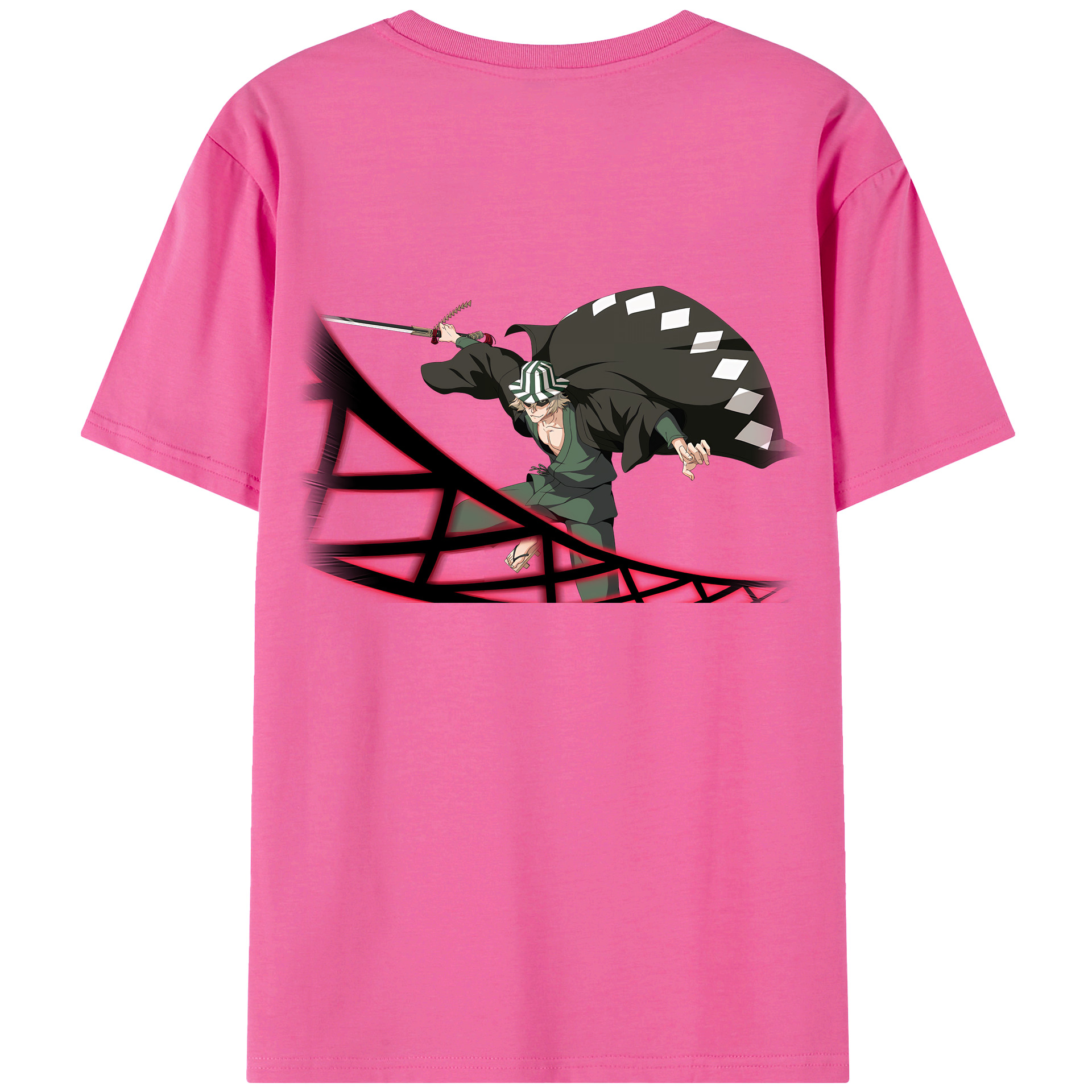 （画像用） "ブリーチ 浦原 喜助（うらはら きすけ） BLEACH Urahara Kisuke " レディース半袖Tシャツ(バックプリント)